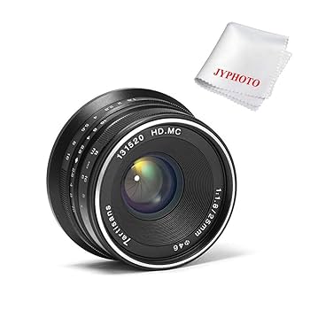 7artisans 25mm F1.8 手動フォーカス 単焦点レンズ 適合機種: ソニー Eマウントカメラ A7 A7II A7R A7RII A7S A7SII A6500 A6300 A6000 A5100 A5 Amazon.com : 7artisans 25mm F1.8 Manual Focus Fixed Lens for